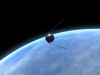 первый искусственный спутник с Земли