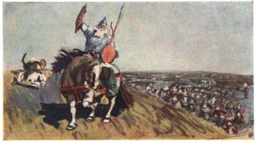 Картина «Илья Муромец», гравюра, Шитиков Евгений Петрович