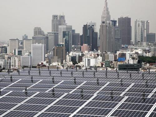 солнечные батареи в Токио