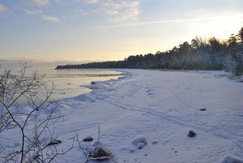 зима на Ладожском озере