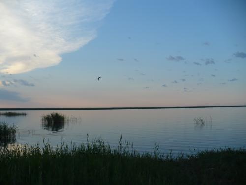 вечер на озере Чаны