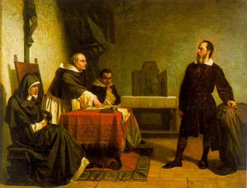Кристиано Банти Галилей перед римской инквизицией