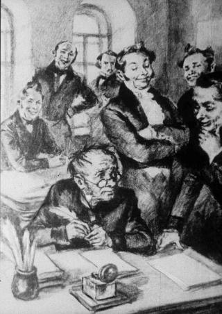 образ чиновников в Шинели Гоголя