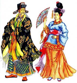 национальная одежда в Древнем Китае