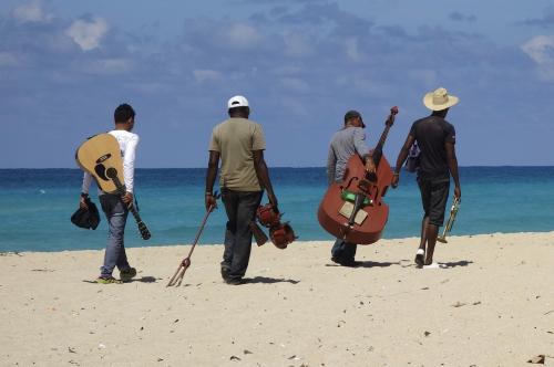 Карибское море, кубинские музыканты