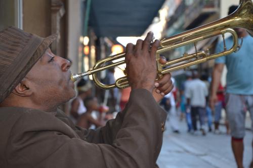 музыкант в Гаване
