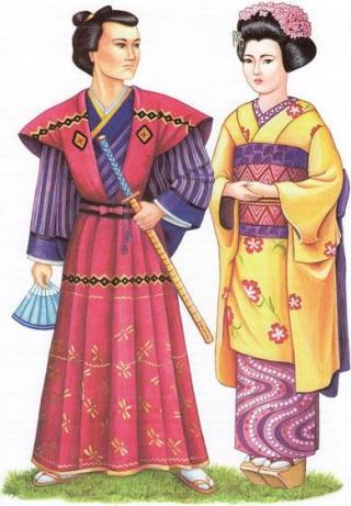 костюм Древней Японии