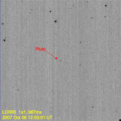 Снимок Плутона аппаратом New Horizons