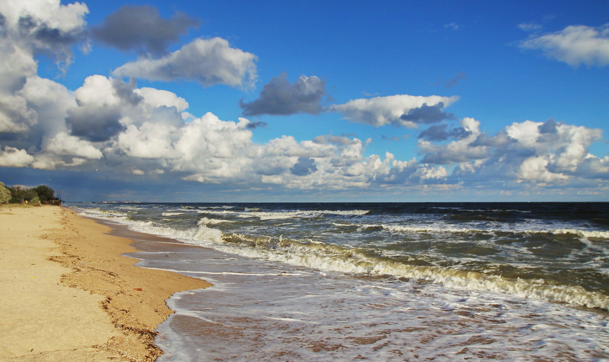 Река кубань и азовское море