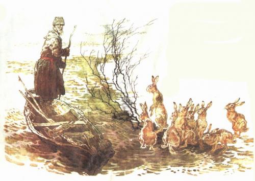 Дед Мазай и зайцы