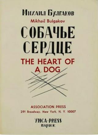 The Heart of the a Dog Mikhail Bulgakov YMCA-PRESS