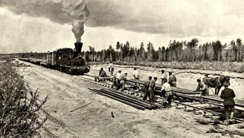 строительство уральской железной дороги