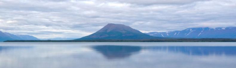 панорама озера Таймыр