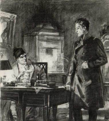 Андрей Болконский и его отец, князь Николай Болконский