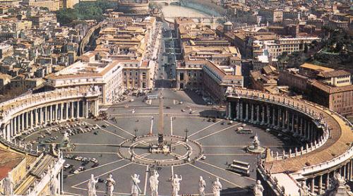 Л.Бернини - Площадь Св. Петра в Риме