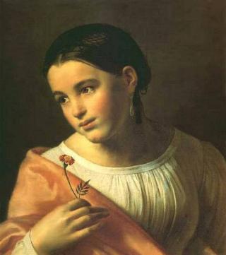 Бедная Лиза, портрет О. Кипренского