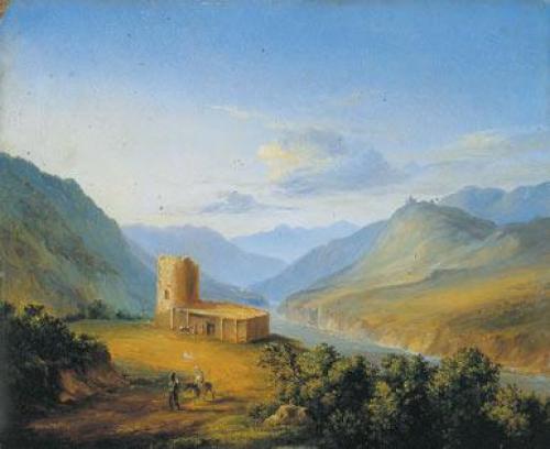 Военно-Грузинская дорога близ Мцхета, М.Ю. Лермонтов, 1837