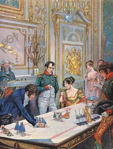 &quot;Репетиция коронации&quot;, Наполеон в иллюстрациях де Бревиля, 1912