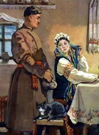 иллюстрация Бубнова Александра Павловича к Н.В.Гоголю Ночь перед Рождеством