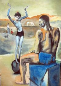 Пабло Пикассо Девочка на шаре