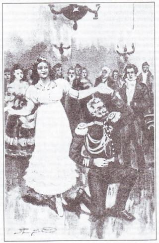 Петр Владиславович танцует с Варенькой