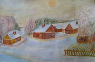 сочинение зима в деревне