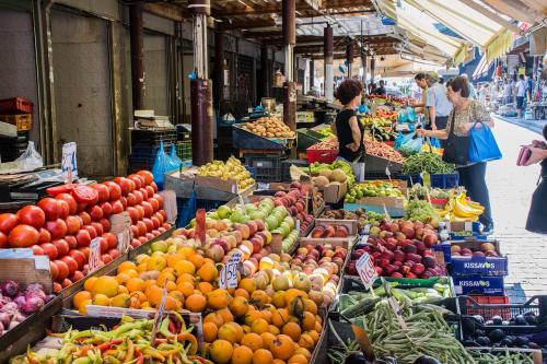 греческий овощной рынок